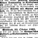 1895-09-07 Kl Zwangsversteigerung